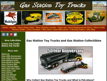 Tablet Screenshot of gasstationtoytrucks.com